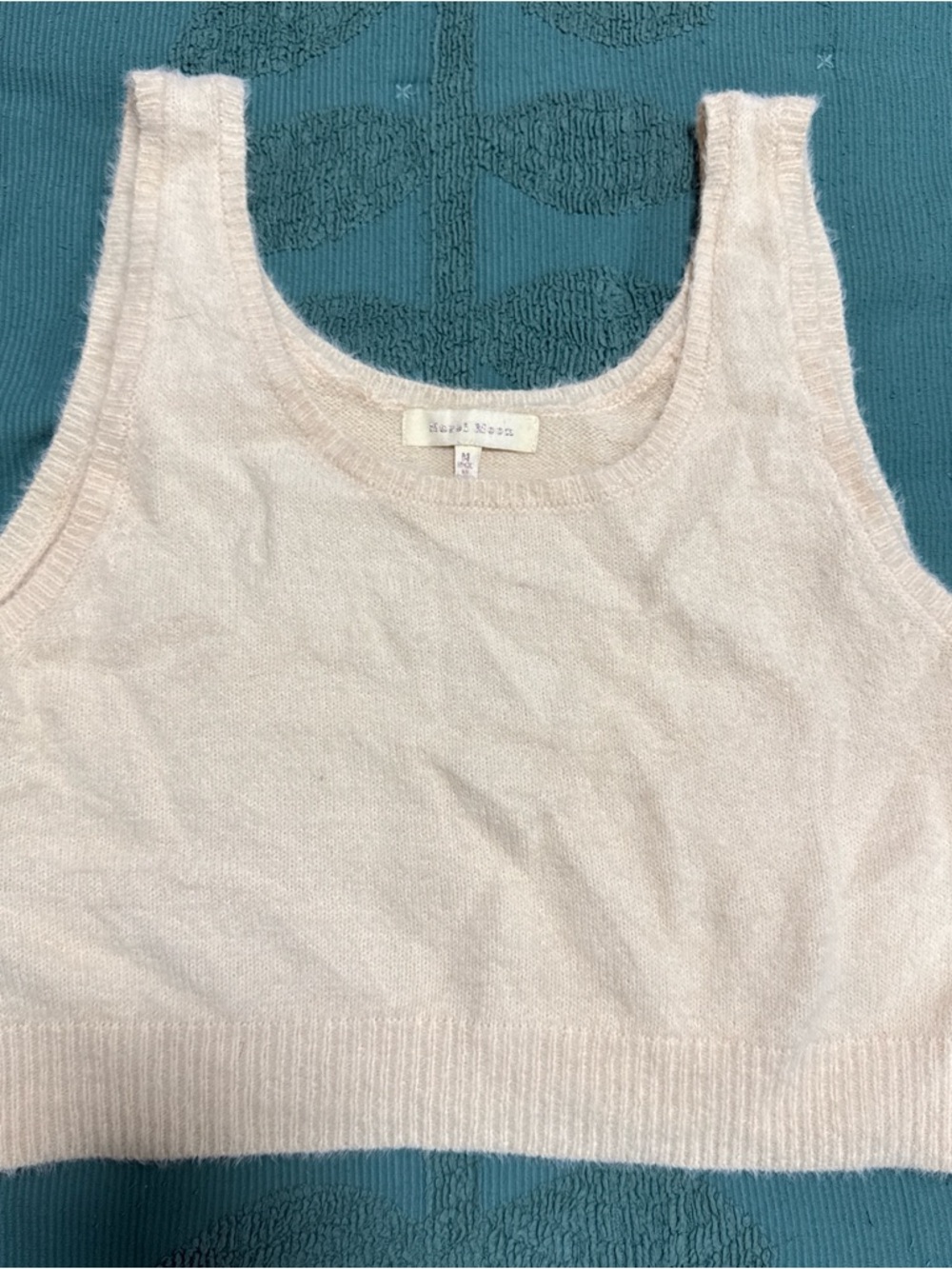 Bare Knit Tank Top in Soft Ivory